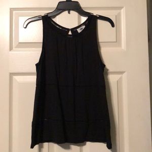 Black tank top